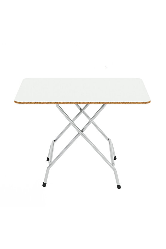 50x80 Beyaz Katlanır Masa Ve 2 Adet Sandalye Seti 1130