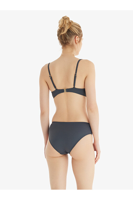 Kadın Push-up Bikini Üstü 10727 - Antrasit