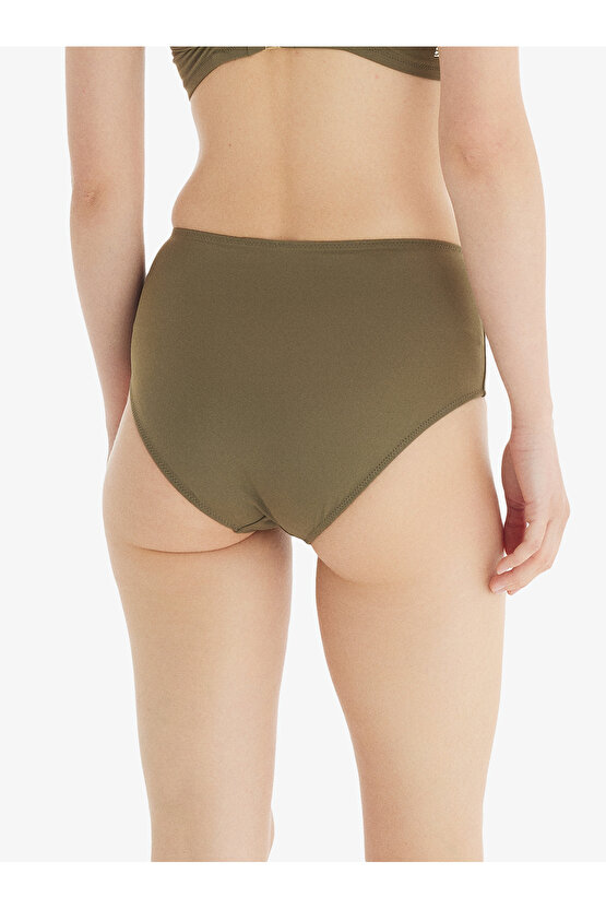 Kadın Yüksek Bel Bikini Altı 10730 - Yeşil