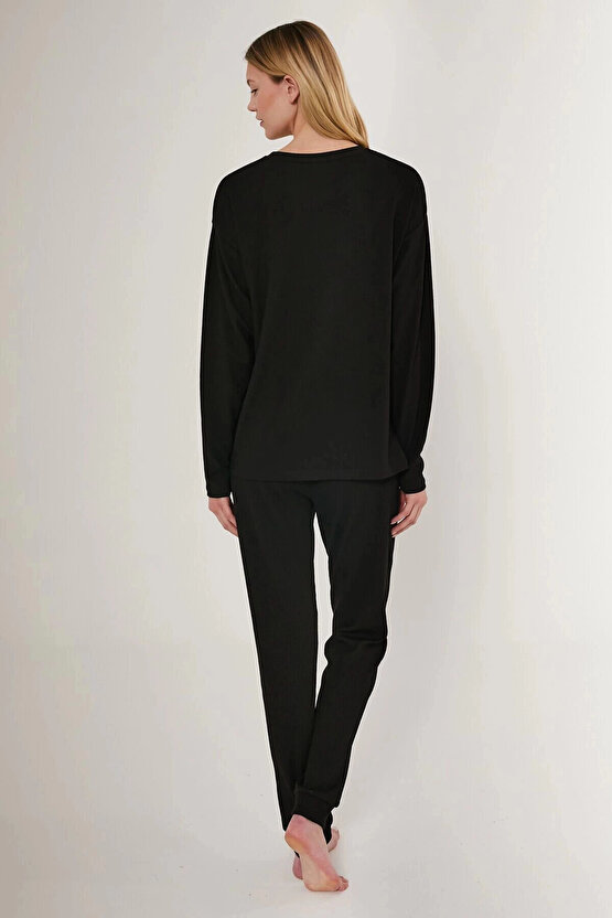 KIZ İKİLİ TAKIM - SİYAH