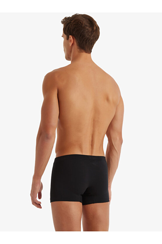Erkek Modal Elastan Boxer Silver 9310 - Siyah