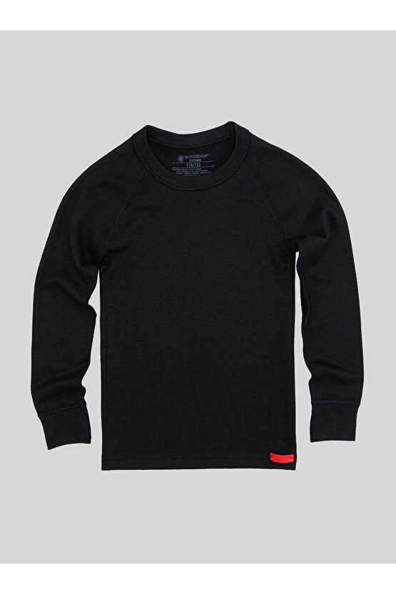 Çocuk Termal Tişört 2. Seviye 9265 - Siyah