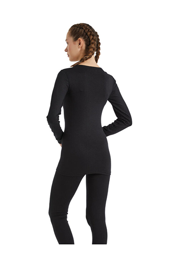 Unisex Termal Tişört 2. Seviye 1257 - Siyah