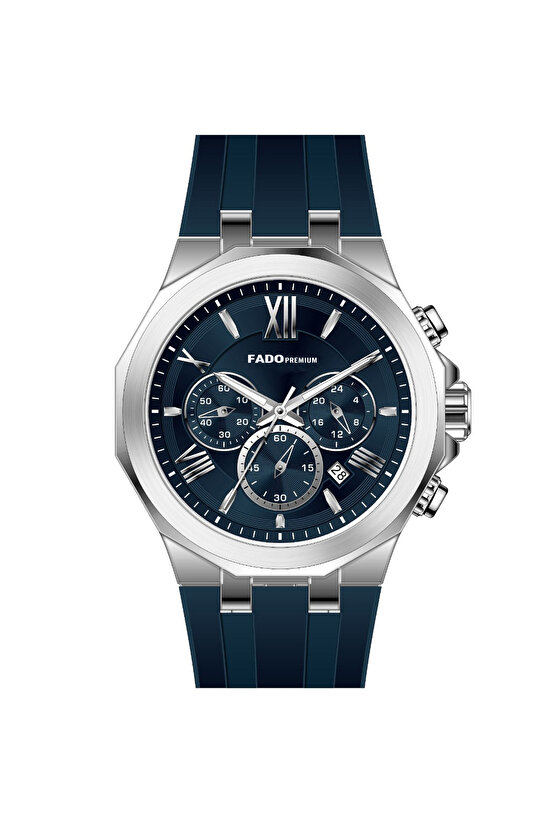 & 00009  Erkek Kol Saati  Silikon Kordonlu