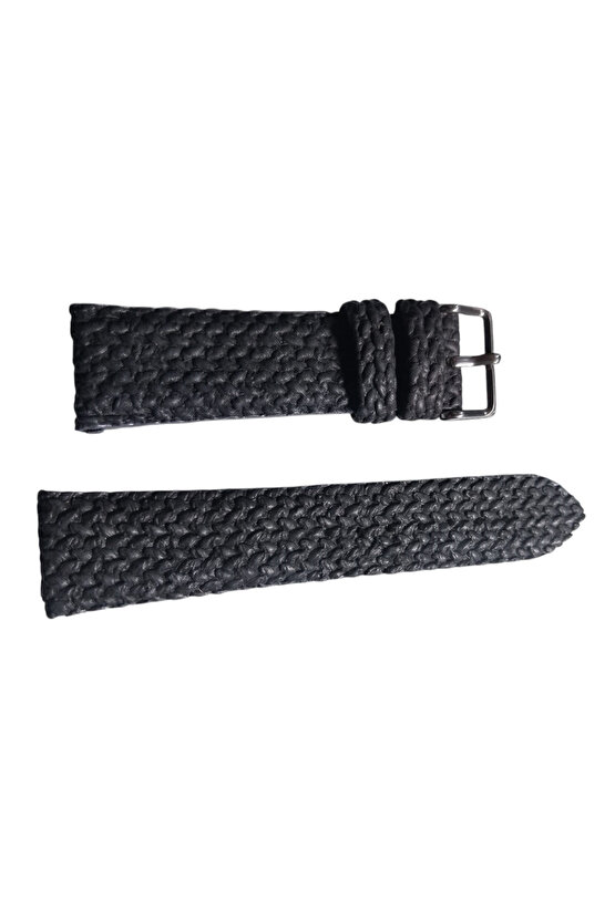 Her Saate Uygun  El Yapımı  Hasır Görünümlü 22  mm   silikon siyah