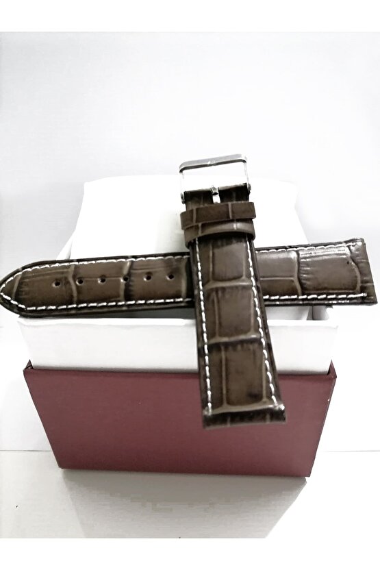 24 Milim Hakiki Deri Saat Kayışı 09