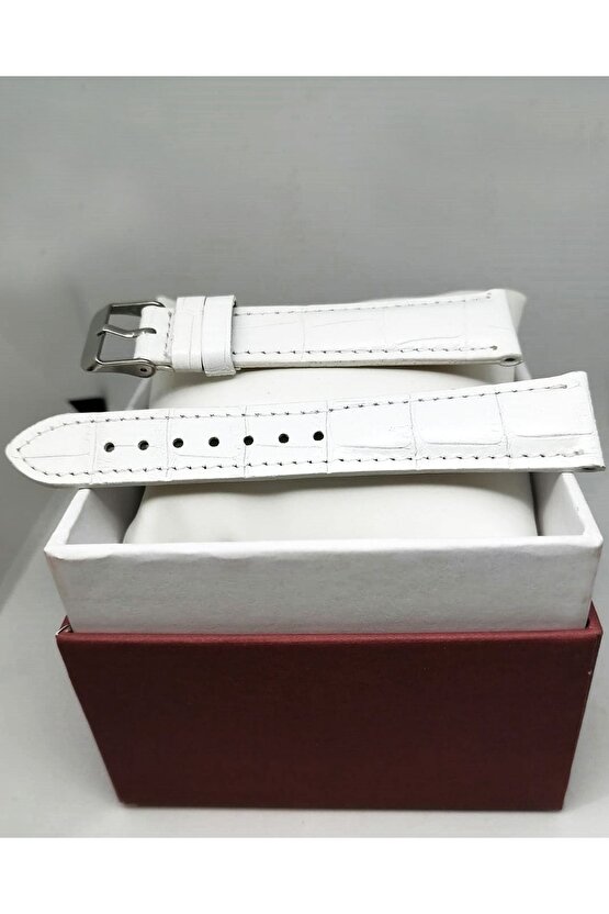 20 Milim Hakiki Deri Saat Kayışı 4