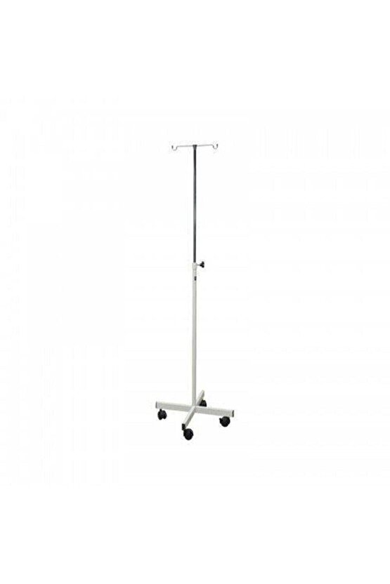 Serum Askısı 1 Adet 4 Ayaklı Boyu Ayarlanabilir Medikal Serum Askılığı
