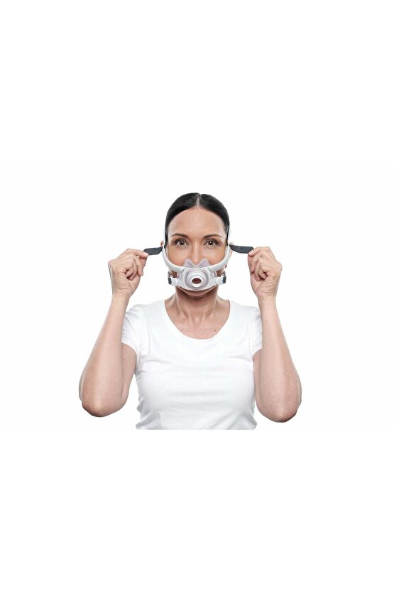 AirFit F40 PAP CPAP BPAP Tüm Yüz Maskesi + Orta Medium Boy (Tek maske)