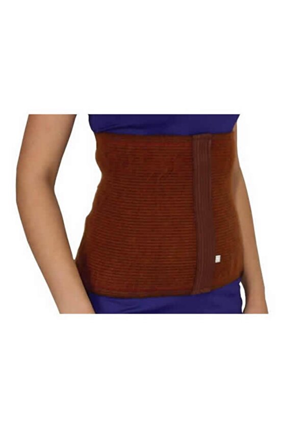 Kahverengi Deve Tüyü Yün Bel Korsesi ve Kuşağı, Rahat ve Şık Destekleyici Ürün