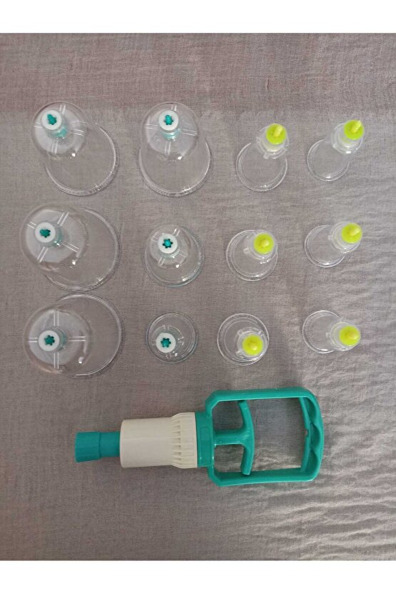 Hacamat Kupası 12 li Kupa Çekme Aleti Seti