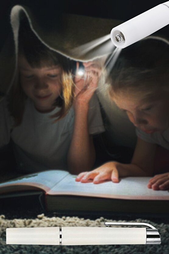 Doktor Muayene Işık Kalemi Göz Feneri Cep Tipi Muayene Işığı Işıklı Yaka Kalemi Penlight