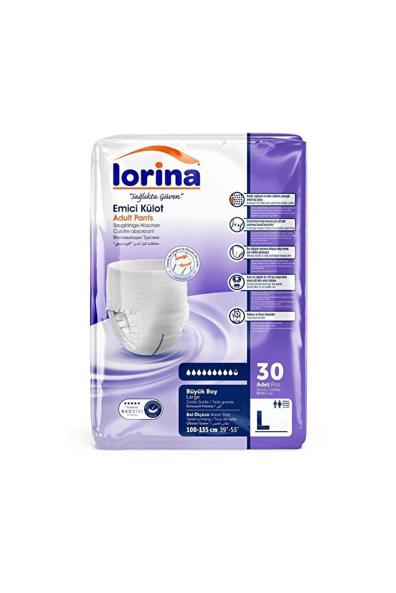 Emici Külot Hasta Bezi Large 120 Adet - 200 ML Bariyer Kremi Hediyeli