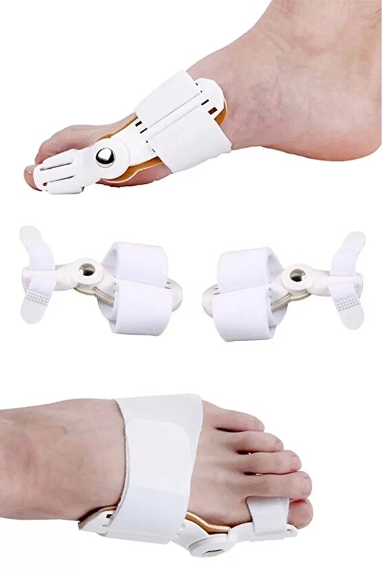 Ayak Baş Parmak Kemik Düzeltici Halluks Valgus Ayak Bakımı Bunyon Koruyucu Gece