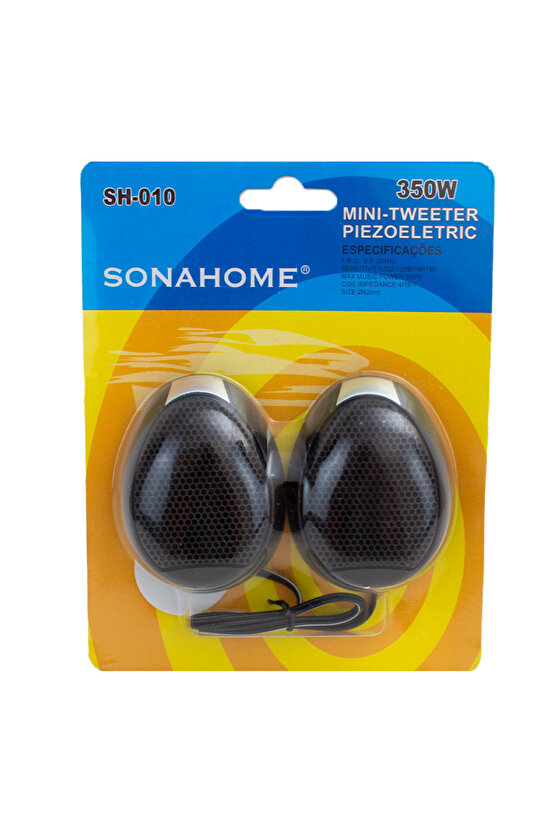 GS-20 4-16 Ohm 350 Watt Mini Oto Tweeter 3.5 - 20Khz 62Mm 1 Takım