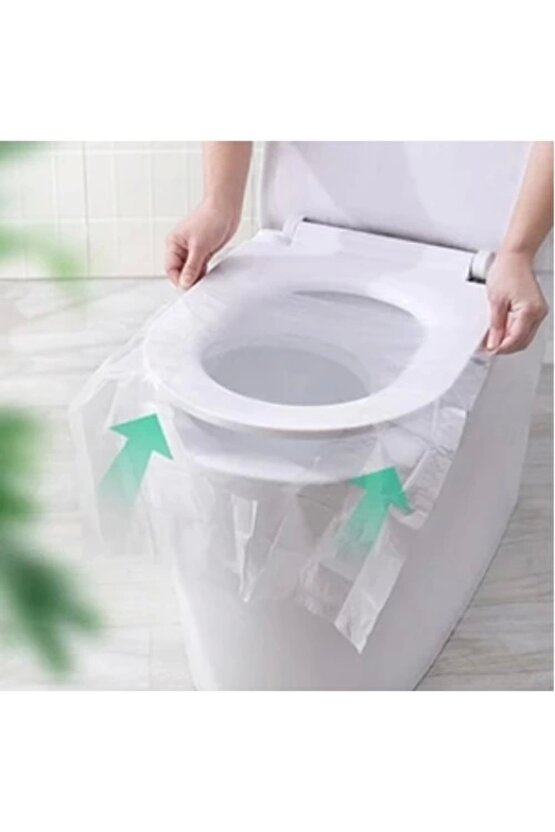 Hijyenik Tek Kullanımlık Klozet Kapağı Poşeti 50 Adet