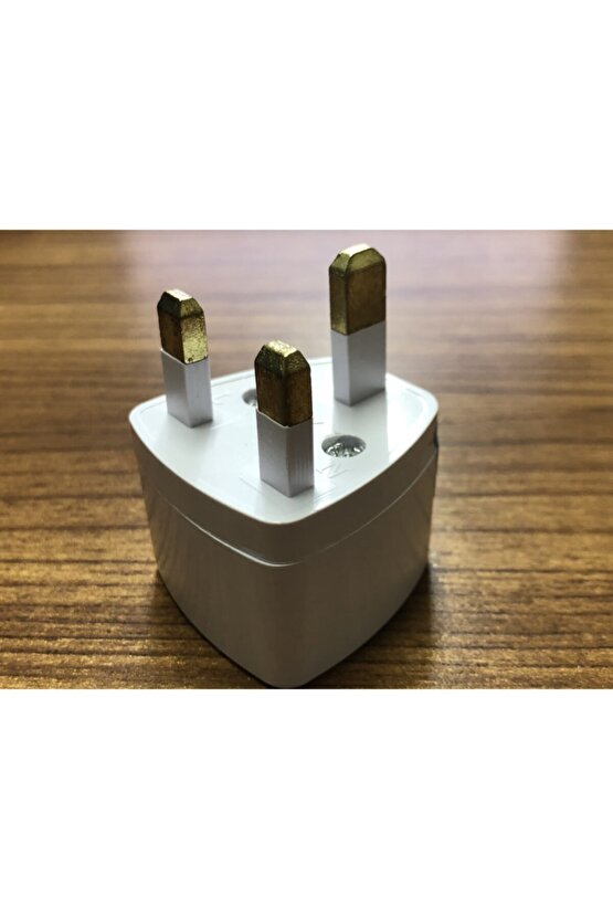 2 Adet Eu Us Usa Aus To Uk Kuveyt Ingiliz Iskoç Bae Kuzey Kıbrıs Elektrik Prizi Çevirici Adaptör