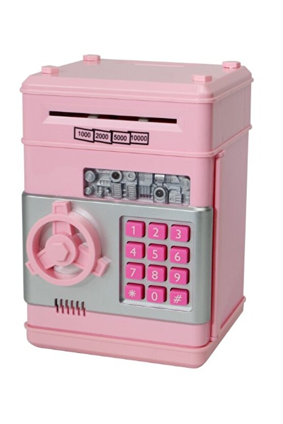 Elektronik Şifreli Kasa Otomatik Kağıt Para Alan ATM Kumbara