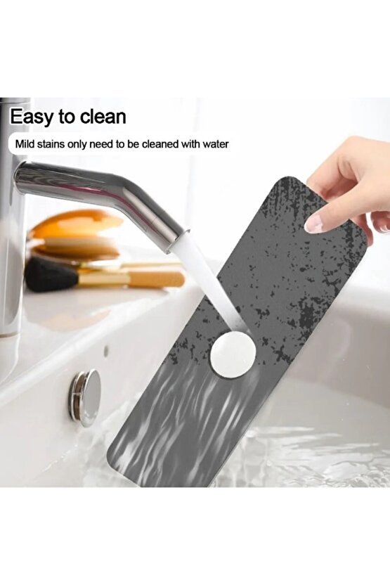 HVT Su Emici Sihirli Lavabo Kenar Matı 38x13cm MC-605