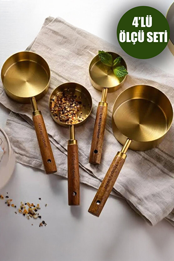 4 LÜ ÖLÇÜ KAŞIK SETİ