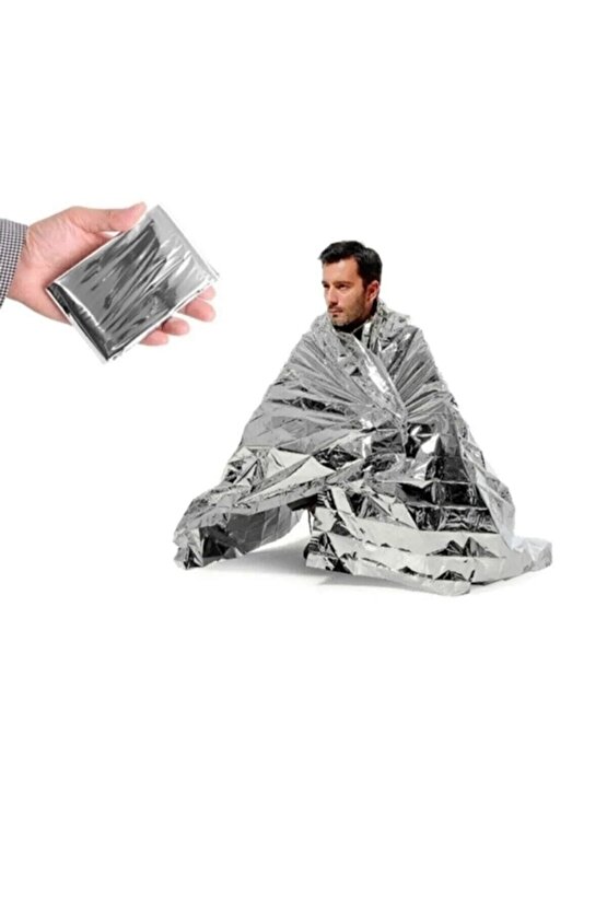 Acil Durum Ilk Yardım Battaniyesi Deprem Yanık Termal Battaniye Nem Ve Soğuktan Koruma Su Geçirmez