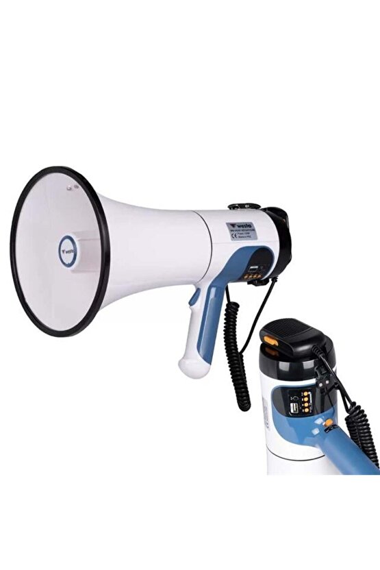 WM-90UBT USB-SD-AUX-MP3-Bluetooth Şarjlı Mikrofonlu 100 Watt Megafon