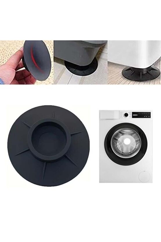 Art Sn-28660 Çamaşır Makinesi Tabanlık Stoper Titreşim Engelleyici Kauçuk Ped Lab