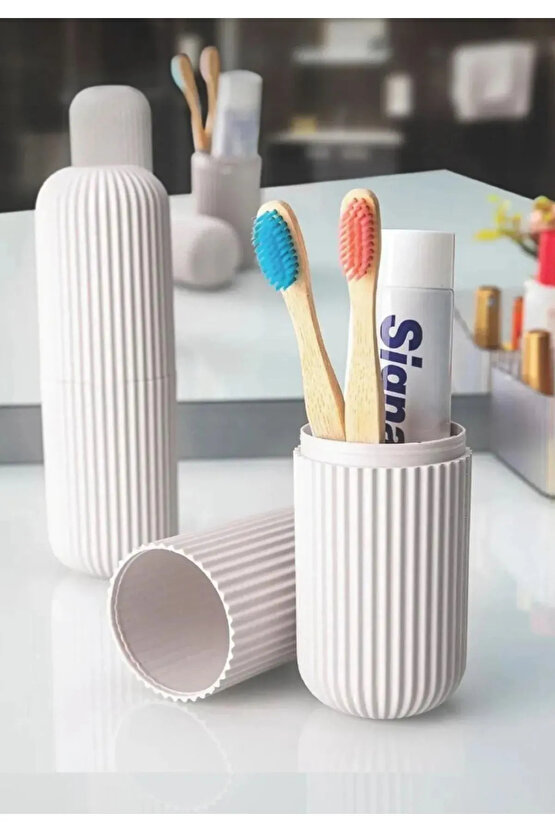 Seyahat Tipi Taşıma Kabı - Çok Amaçlı Ve Şık Tasarım * 2 Adet