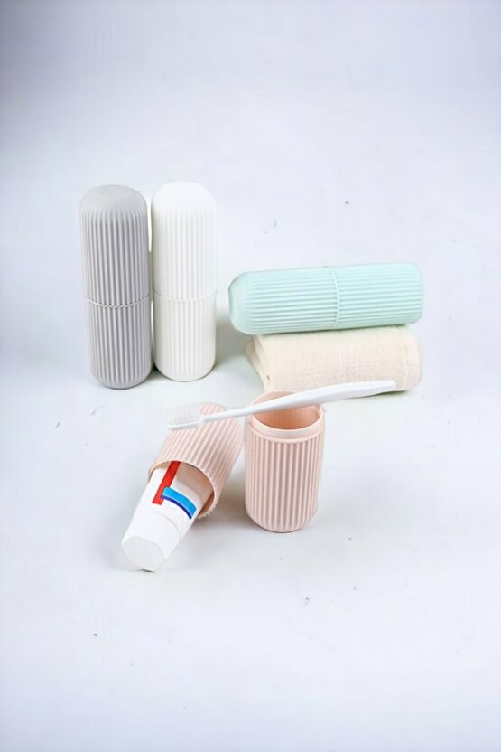 Seyahat Tipi Aksesuar Taşıma Kabı Gözlük Diş Macunu Saklama Kutusu 6.5x20 cm