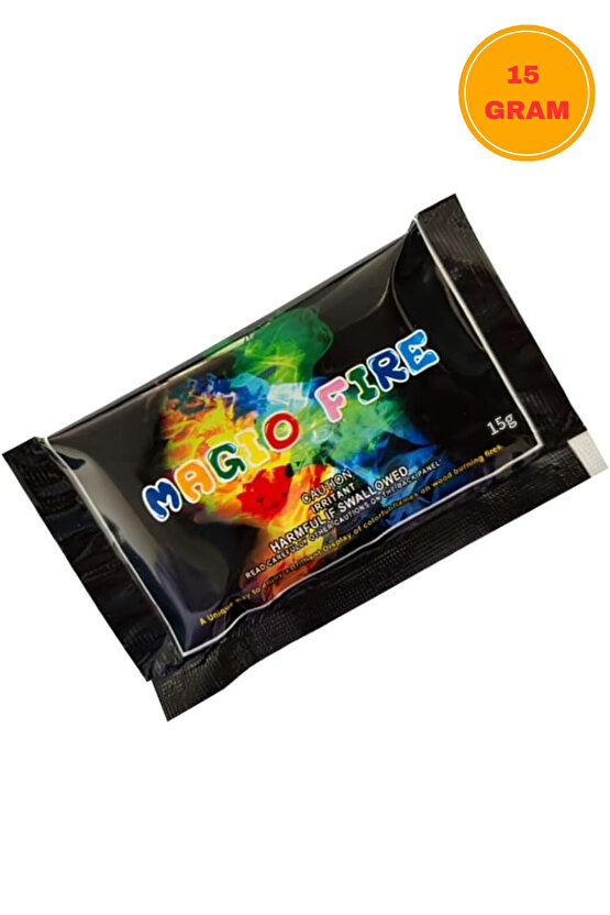 1 Adet 15 Gr Sihirli Ateş Tozu Kamp Ateşi Renklendirme Tozu