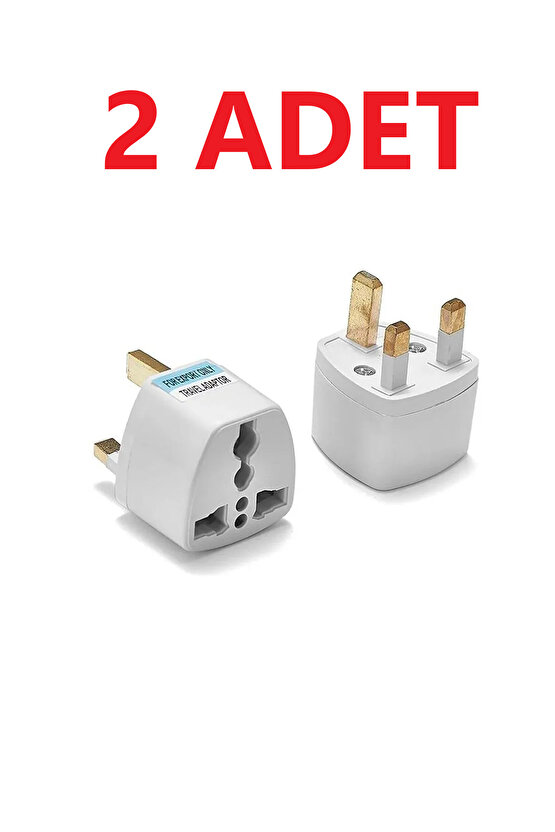 Eu Us Usa Aus Uk Kuveyt Ingiliz Iskoç Bae Kuzey Kıbrıs Hac Umre Elektrik Prizi Çevirici Adaptör