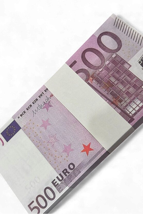 1 Deste 500 € Düğün Parası – Kına, Parti, Film, Fotoğraf ve Koleksiyon Amaçlı Eğlencelik Şaka Parası
