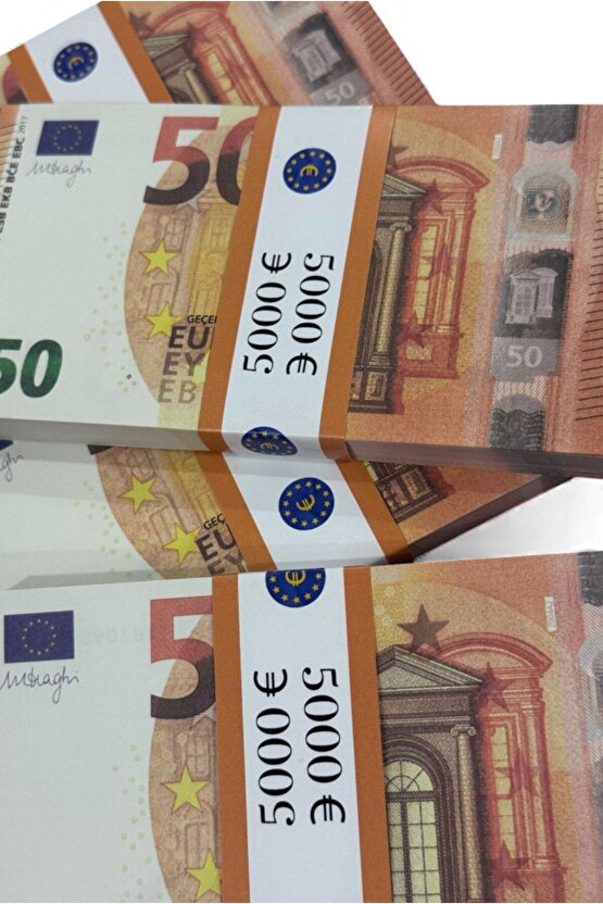 4 Deste 50 € Şaka Parası – Düğün Atma, Kına, Parti, Film, Fotoğraf ve Dekor İçin 50 EURO