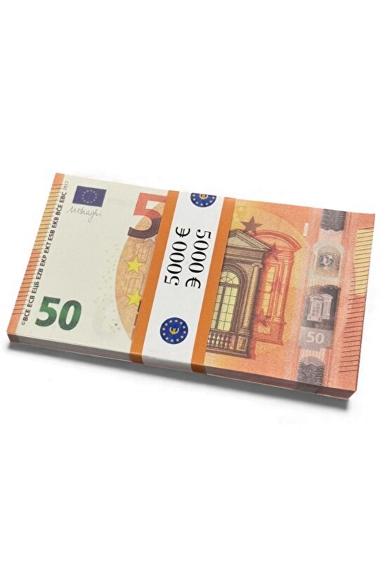 1 Deste 50 Euro Eğlencelik 50 € Görünümlü Oyun Parası – Fotoğraf ve Film Çekimleri İçin 50 €