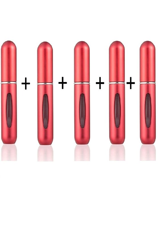 5 Adet Doldurulabilir Parfüm Şişe Çanta Içi Sprey Parfüm Şişe