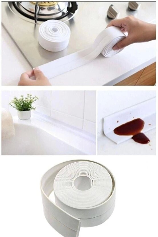 Su Sızdırmaz Geçirmez Bant Lavabo Küvet Kenar Bandı Küvet Duş