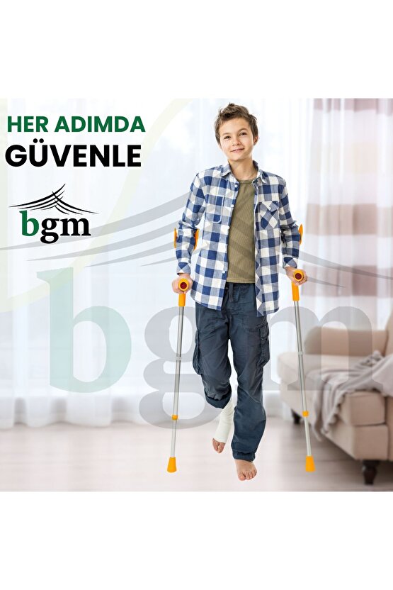 Çocuk Koltuk Değneği – Çocuk Kanedyen Değnek- 1 Çift Yüksek Kalite Ortopedik Yürüme Desteği Değneği
