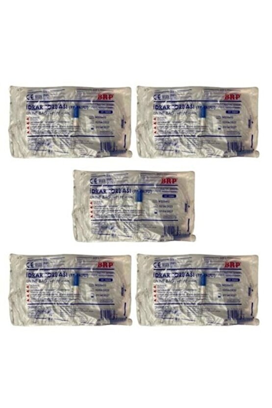Musluklu Steril Sonda Torbası İdrar Torbası-5li