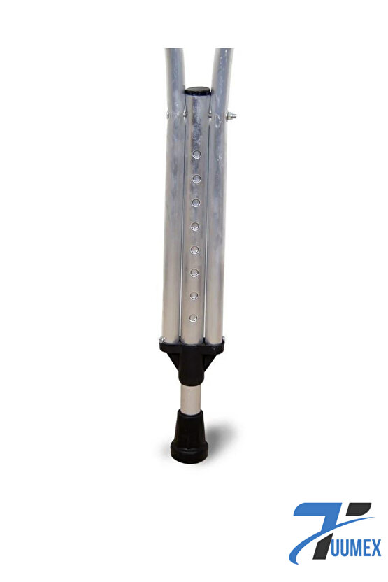 Koltuk Altı Değneği (L 1.75-1.85 BOY) Alüminyum Pimli Çift Boy Ayarlanabilir