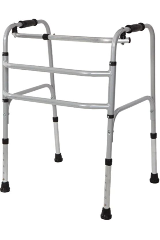 Yerli Walker Wolker Yürüteç Hareketli Katlanabilir Walker - Demir Profil - Hareketli Walker