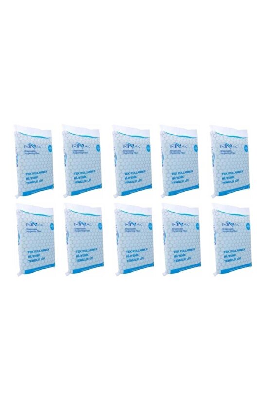 Şampuanlı Hasta Vücut Yıkama Temizleme Lifi 20li 10 Paket