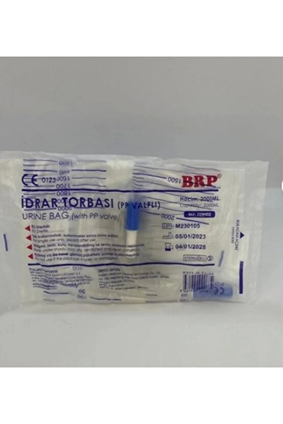 Steril Musluklu Idrar Torbası 10 Adet