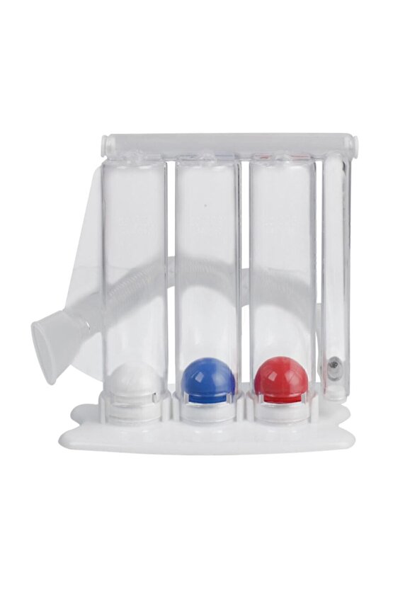 Triflo Solunum Egzersiz Cihazı 3 Üfleme Topu (Nefes Egzersiz Aleti)