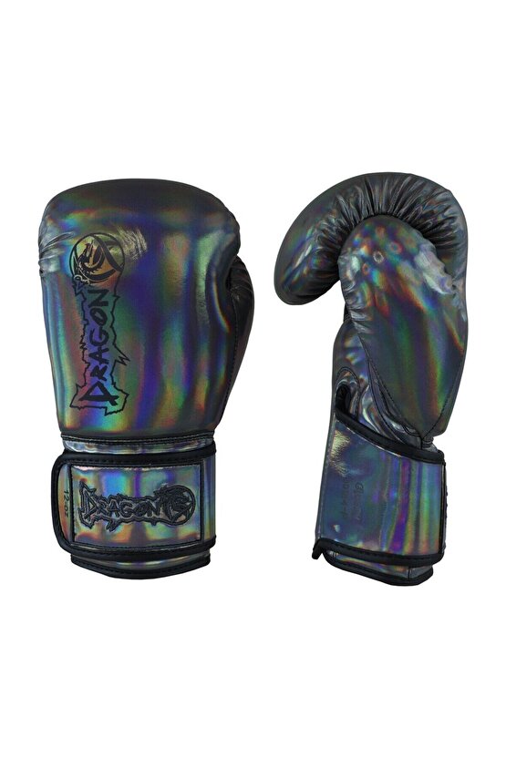 30134-P Glossy Boks Eldiveni Parlak Gri Kick Boks Eldiveni Muay Thai Eldiveni