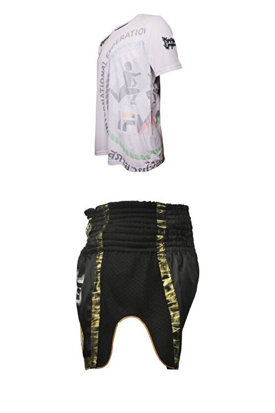 Muay Thai Seti Muay Thai Şort Muay Thai Tişört Mt2019 TX8591 Federasyon onaylı
