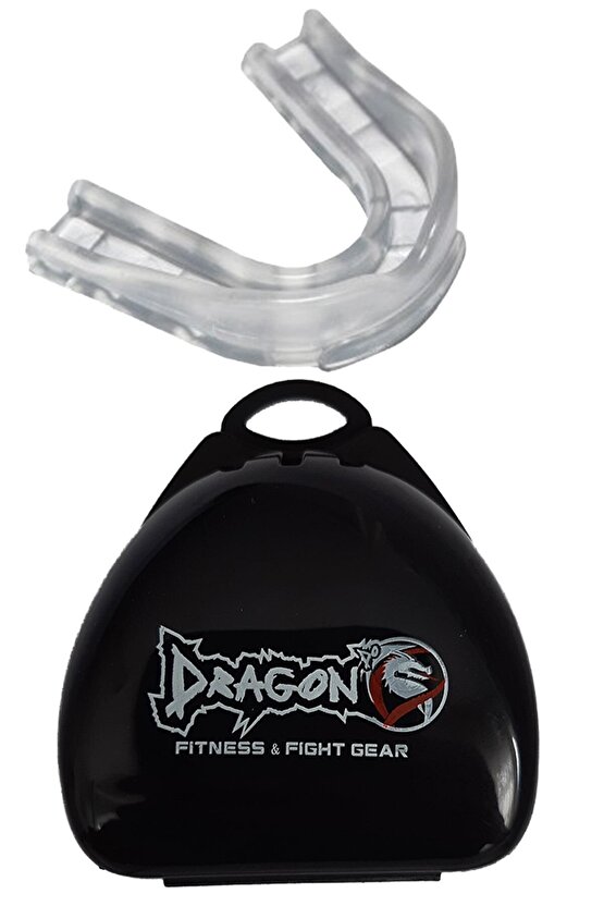 Dragon Glossy Kick Boks Eldiveni Muay Thai Müsabaka ve Antreman Eldiveni Bandajlı 3lü Set
