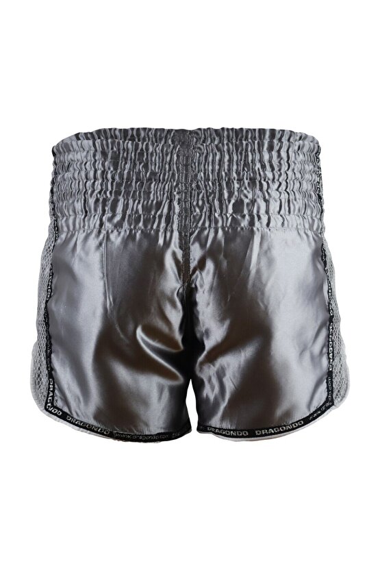 MT3076 Shiny Muay Thai Gri Kick Boks Şortu