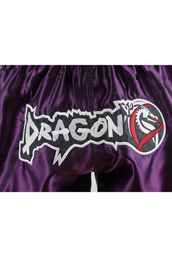 MT3076 Shiny Muay Thai Mor Kick Boks Şortu