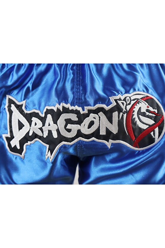 MT3076 Shiny Muay Thai Mavi Kick Boks Şortu