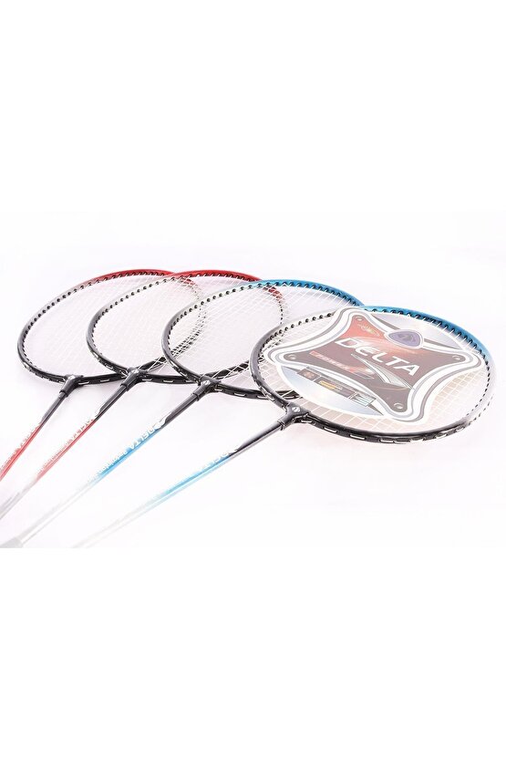 4 Adet Badminton Raketi İle 3 Adet Badminton Topu Ve Deluxe Badminton Çantası Dörtlü Grup Seti